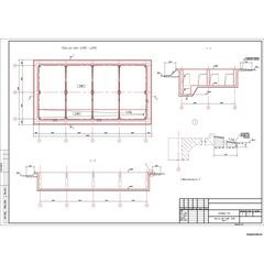 DWG - Архитектурно-строительные решения (АС)- Градирня двухсекционная БМГ-2000